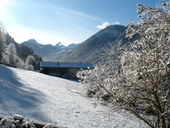Blick zum Faulkogel im Winter